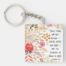 Search for faith hope love key rings Bible verse