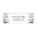 Search for modern return address labels weddings Greenery