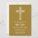 Search for white gold christening invitations Boy
