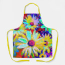 Search for bright coloured aprons Flowers