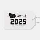 Search for graduation gift tags Black and white