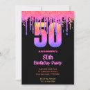 Search for black hot pink invitations Fifty