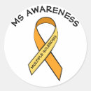 Search for ms ribbon stickers Orange