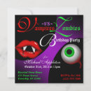 Search for vampire square invitations Purple
