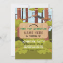 Search for tree birthday invitations Outdoor adventure
