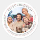 Search for circular return address labels Festive