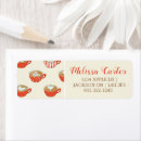 Search for mugs return address labels Red