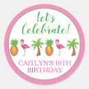 Search for flamingo birthday stickers Party