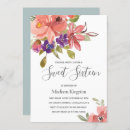 Search for sweet as a peach birthday invitations Watercolor