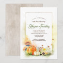 Search for harvest baby shower invitations Leaves