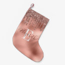 Search for gold christmas stockings Girly feminine