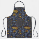 Search for blue metallic aprons Gold