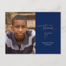Search for navy blue gold postcards thank you cards Minimalist