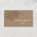 Search for kraft business cards Beautician
