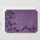 Search for lovebirds wedding invitations Purple