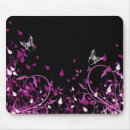 Search for butterfly swirls mouse mats Pink