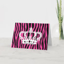 Search for zebra pattern cards Girly