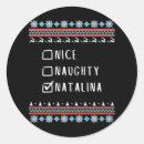Search for redhead stickers Santa