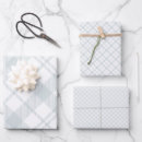Search for coordinating wrapping paper Plaid