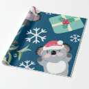 Search for christmas australia wrapping paper Koala