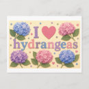 Search for blue hydrangea postcards Purple