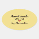 Search for yellow oval stickers Typography