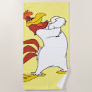 Search for chicken beach towels Cartoon