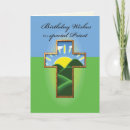 Search for priest birthday cards Blue