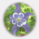 Search for columbine flower stickers Vintage