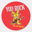 Search for rock on valentine stickers Insult