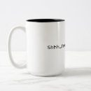Search for shhh mugs Black and white