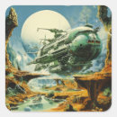 Search for retro futuristic stickers Vintage
