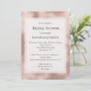 Search for pink rose bridal shower invitations Glam
