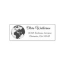 Search for globe rubber stamps Round