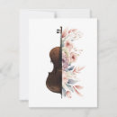 Search for violin cards Flowers