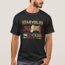 Search for level 30 unlocked tshirts 30th