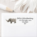 Search for rhino return address labels Cute