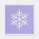 Search for purple christmas napkins Snowflake