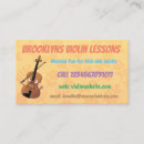 Search for violin teacher business cards Fiddle