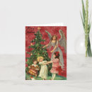 Search for vintage christmas lady postcards Tree