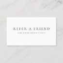 Search for spa referral cards Salon stylist spa