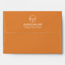 Search for orange envelopes Return address