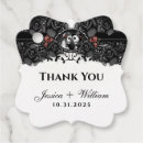 Search for halloween wedding favour tags Skeletons