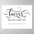 Search for please take one wedding signs Script