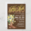 Search for rodeo bridal shower invitations Country western