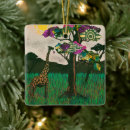 Search for giraffe christmas tree decorations Animals