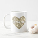 Search for gold glitter heart mugs Chic