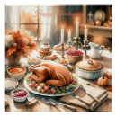 Search for thanksgiving dinner posters Watercolor
