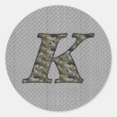 Search for initial letter k stickers White