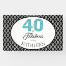 Search for 40th birthday banners 40 year old